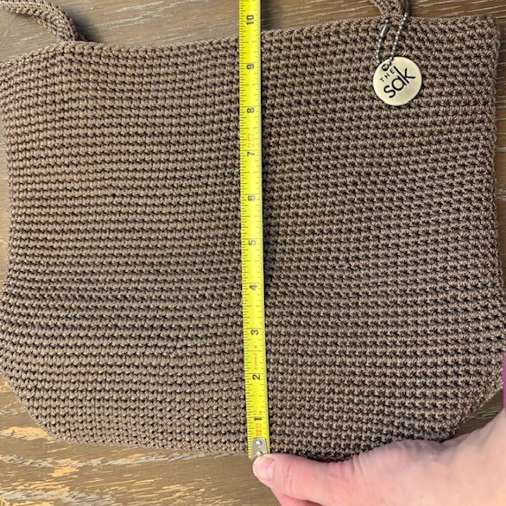 PRICE DROP!!! The Sak Crochet Neutral Beige Shoulder Bag - Picture 8 of 9